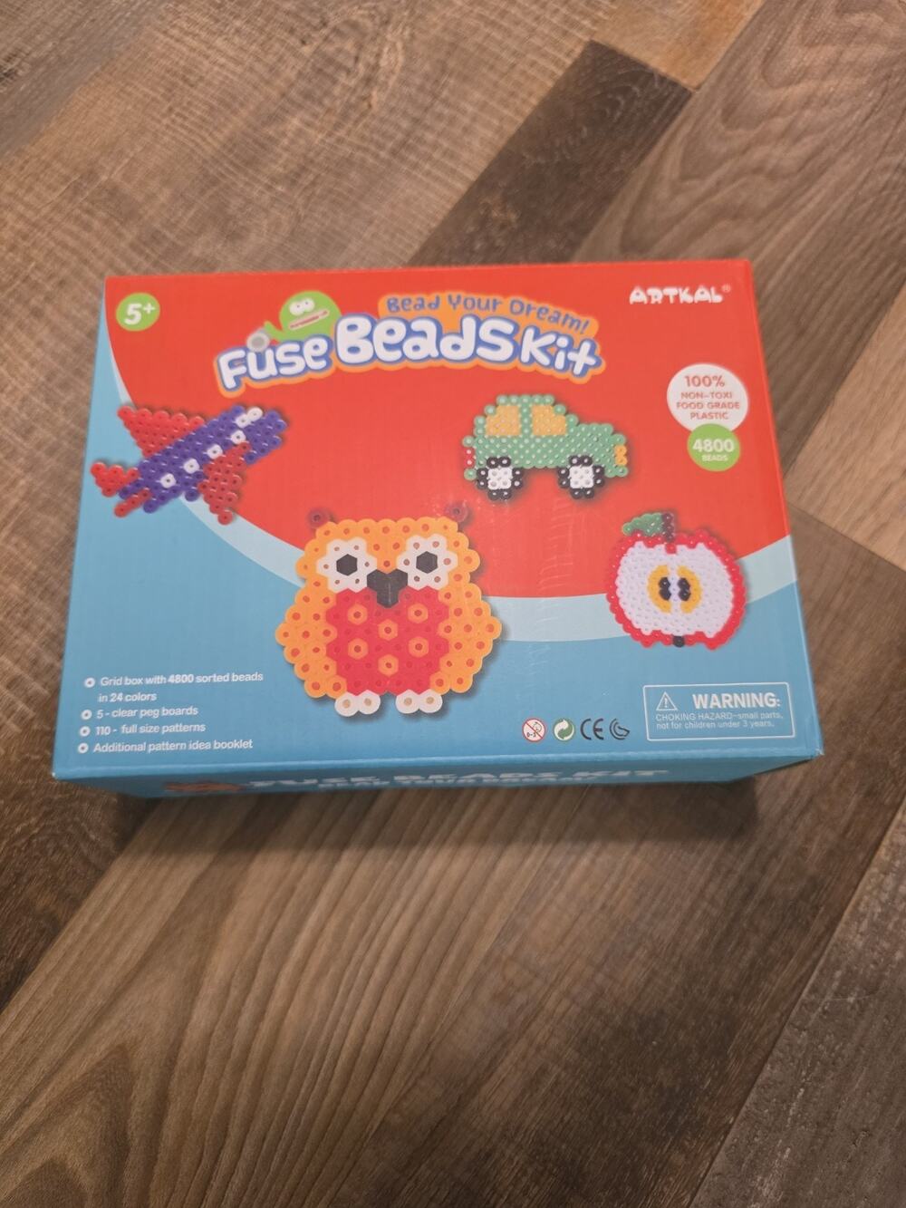 13210 4800 Pcs Fuse Beads Craft Kit, Belting Beads Bead Your Dream Ages 5+